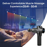 Massage pistol 30 Speeds Lcd Massage Gun Muscle Black Gun Massage MG47229