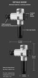 Massage Pistol Lcd Massage Gun Phoenix A2 Silver Body Massager Electric 4 Heads Gun Massager MG57127