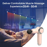 Muscle Massage Gun Mini Body Massage Usb Charging Gun Massage Relaxation Muscle 3heads Foldable MG47210