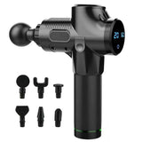 Lcd  Massage Gun Muscle Stimulator 30 Speeds Body Massager Black  Phoenix a2 Massage Gun MG45091